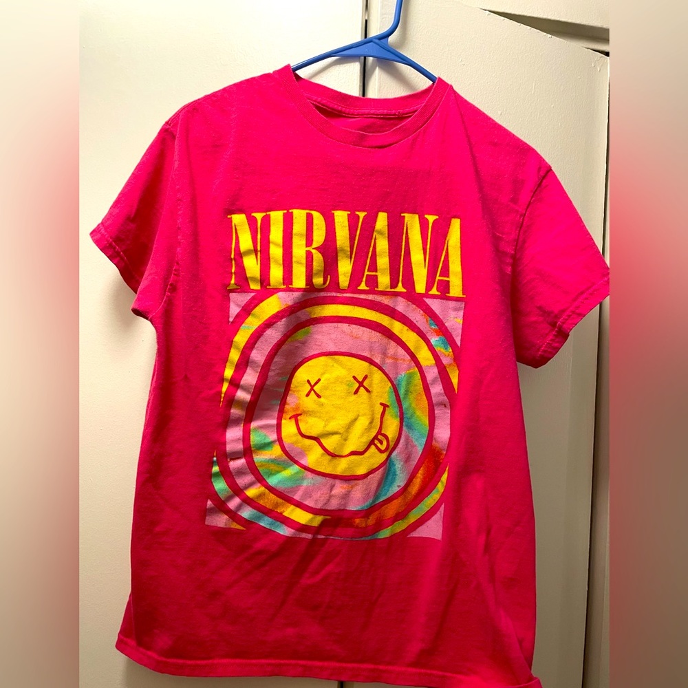 Nirvana Tie-dye Graphic Logo Tee Size M